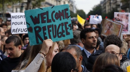 Hunderte Franzosen demonstrieren zur Unterstützung für Rechte der Flüchtlinge