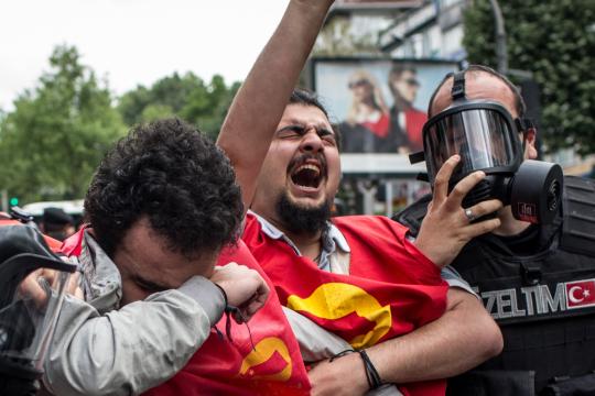Demonstrant in Türkei von Wasserwerfer getötet
