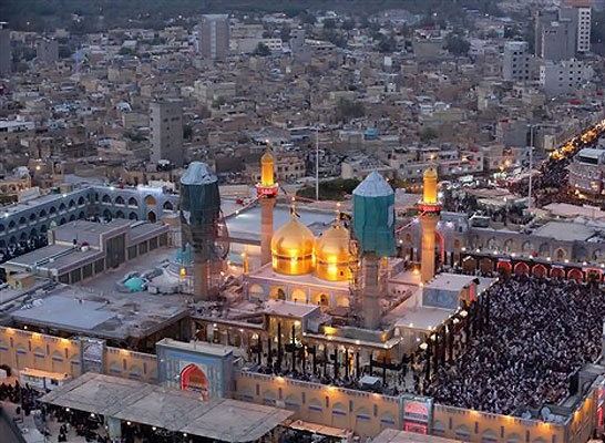 امام موسی کاظم(ع) کے یوم شہادت پر لاکھوں عزادار کاظمین میں جمع
