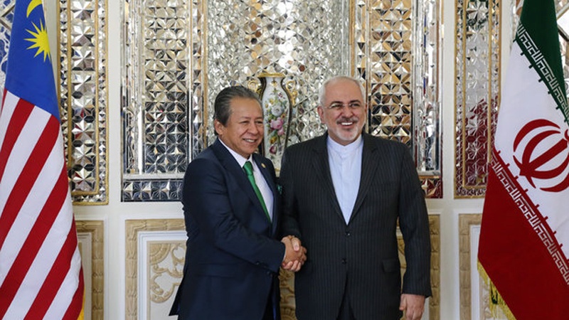 ایران اور ملایشیا کے وزرائے خارجہ کی ملاقات