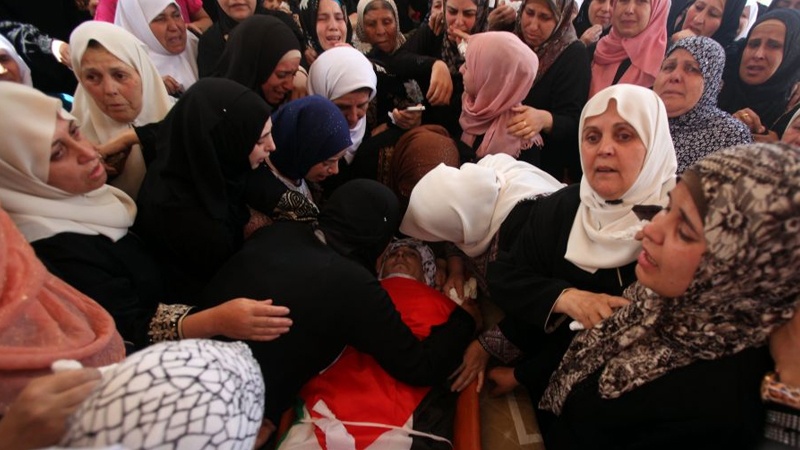 غزہ پر صہیونی فوج کی بربریت میں ایک فلسطینی عورت شہید 
