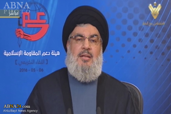 السيد نصرالله: الامام خامنئي هو من يدعم المقاومة مادياً ومعنوياً