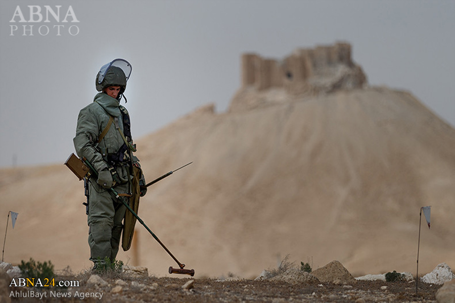 Tim Penjinak Ranjau Rusia Berhasil Bersihkan Palmyra dari Ancaman Ranjau
