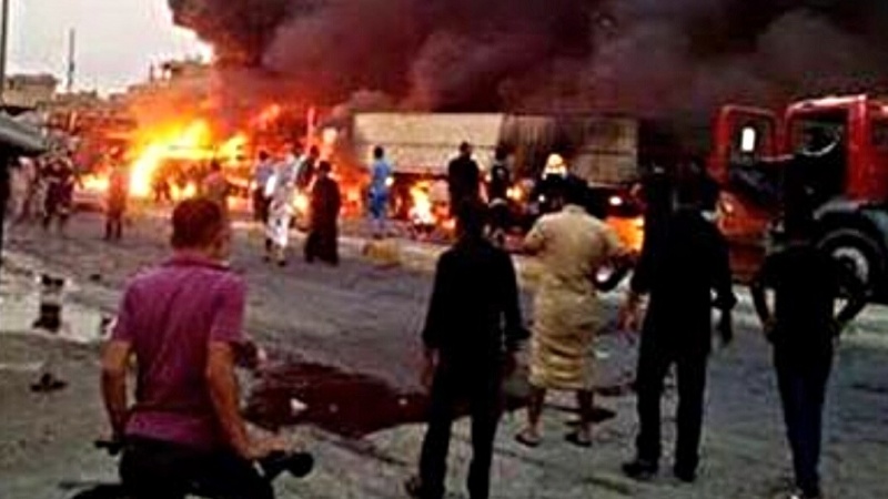 بغداد میں دہشتگردانہ بم دھماکہ، کئی افراد شہید و زخمی