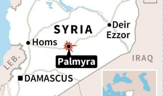 Syrian, Russian jets launched a powerful airstrikes on ISIS in northern Palmyra