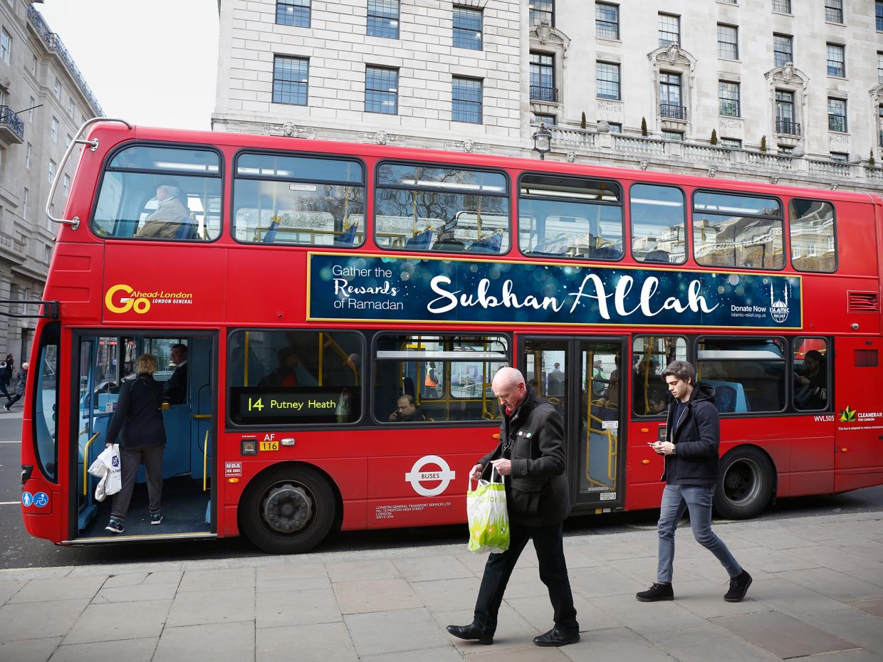 Britain: Muslim charity to put 'Allah is great' posters on buses to portray Islam in a positive light