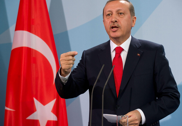 اردوغان يقول ان بلاده قتلت 3000 عنصر من داعش بالعراق وسوريا