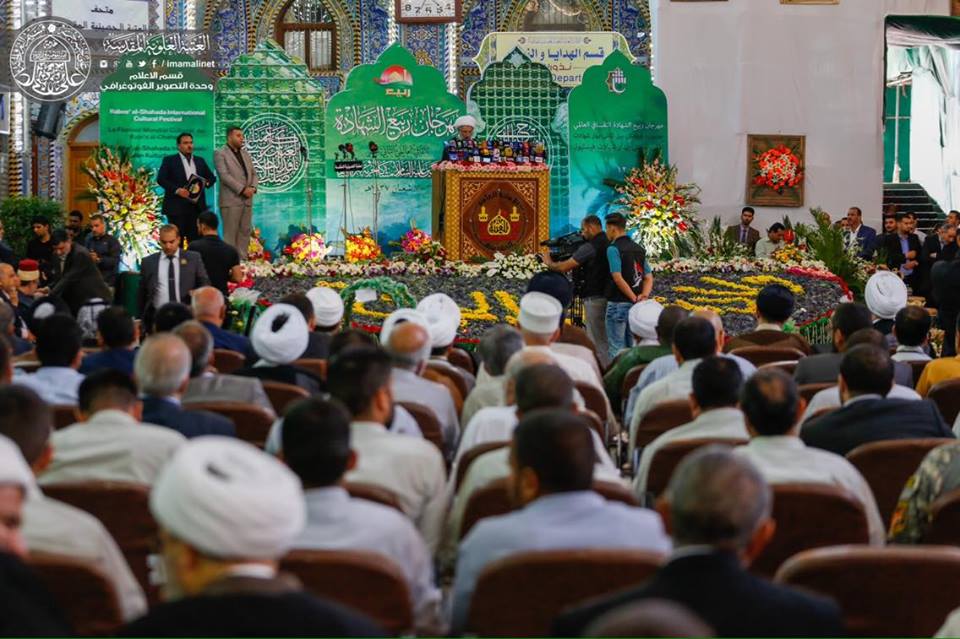 Custodian of Imam Ali Holy Shrine: Holding Festivals of Commemorating Ahlul Bayt is a Peace Message
