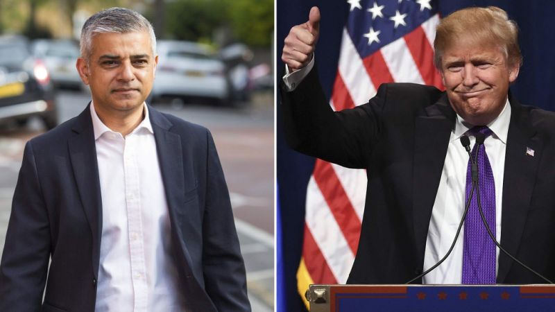 Sadiq Khan:  “Las Opiniones de Trump son Ignorantes y Constituyen un Peligro para la Seguridad de Nuestros Países”