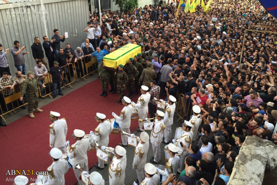 “Se han Realizado los Funerales al Comandante  Mártir Hayy Mustafa Badreddin en Beirut”