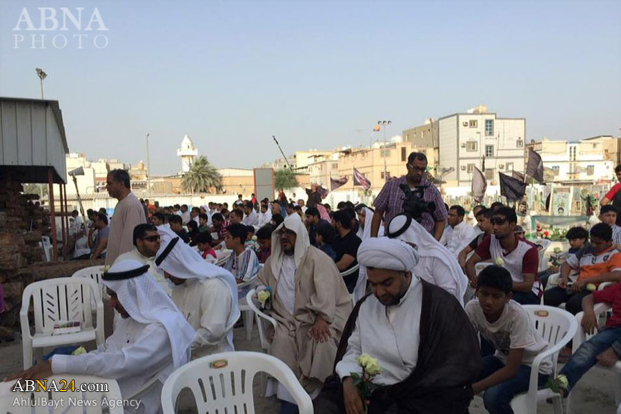 تقرير مصور/ تزامن ولادة الامام الحسين (ع) بذكرى استشهاد 23 بريئا في القديح 