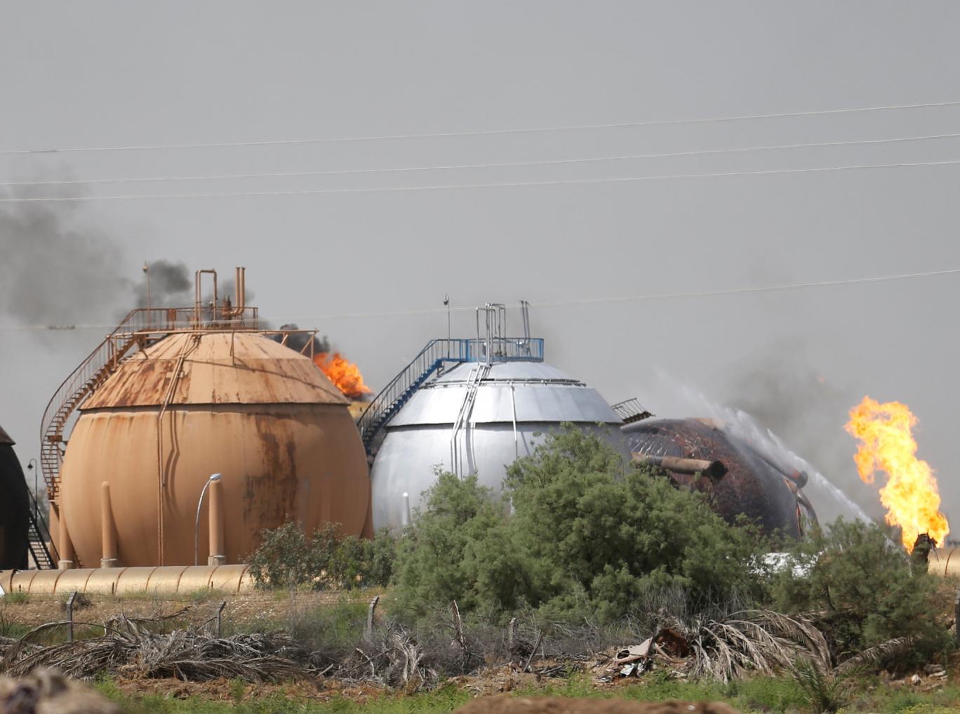 ISIS suicide bombers hit Taji gas plant in Iraq
