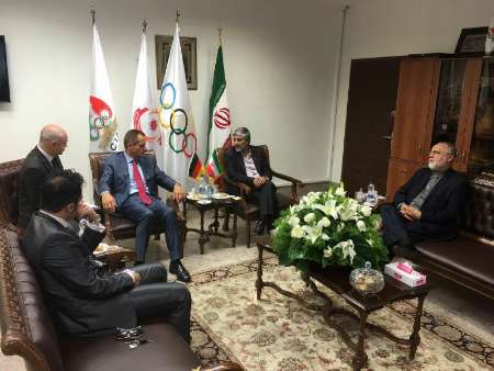 ایران، جرمنی کا کھیلوں کے شعبے میں تعاون کی توسیع پر زور