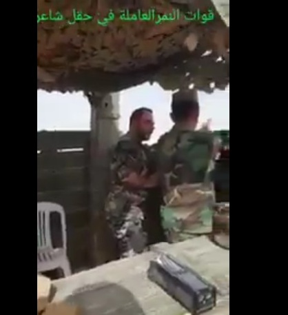 Video: Russian squad alongside Syrian Army in front-line of Shaer Gas filed against SIS Eastern Homs