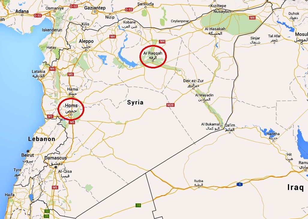 Syrian, Russian, Afghani forces cutoff Raqqa-Homs supply route from ISIS militants 