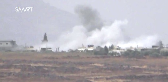 Video: Syrian Air Force targeted over 15 Al Nusra, allies positions in Al Zara, Homs