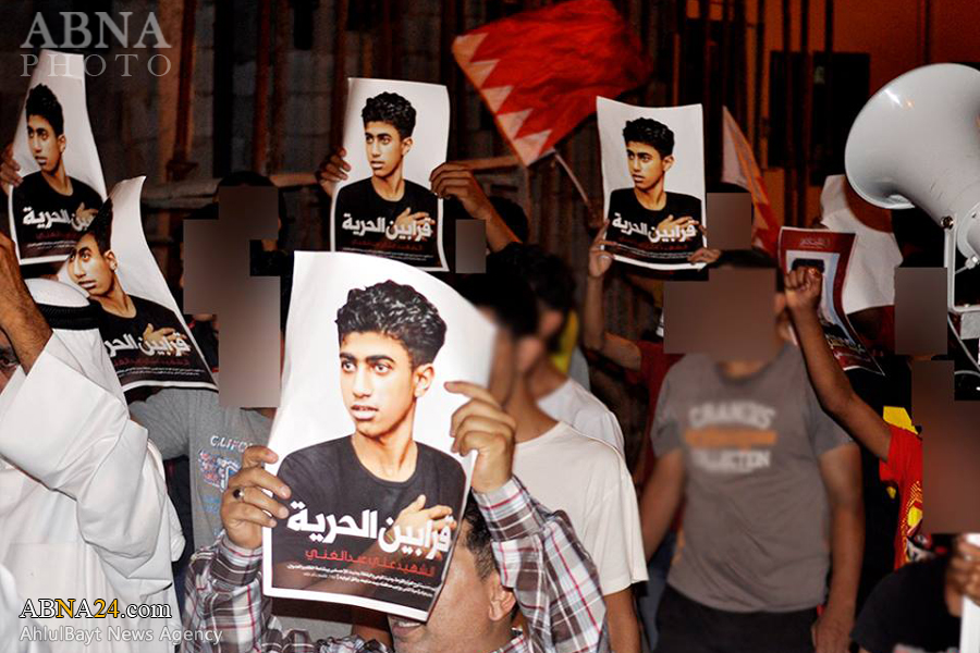 تقرير مصور/ مسيرة شعبية في ذكرى شهداء ثورة 14 فبراير بالبحرين