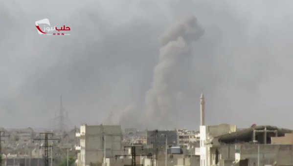 Report: Syria terrorists shell Aleppo with Chemical Weapons