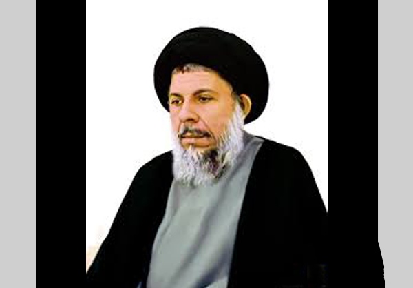 مرقد المفكر الاسلامي العظيم الشهيد الصدر واخته العلوية في النجف الاشرف + صورة