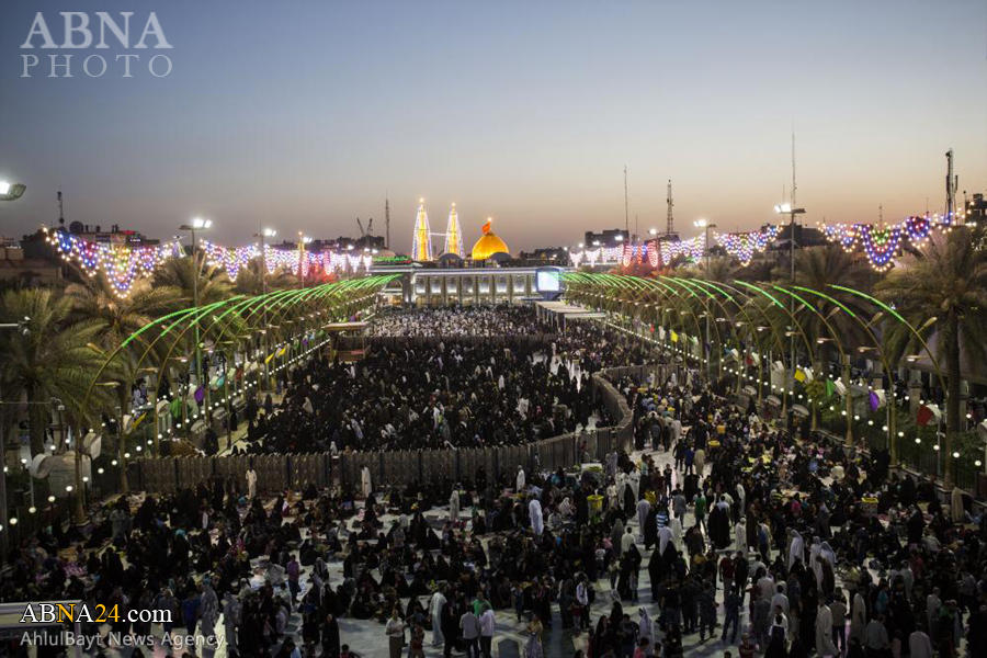 تقرير مصور/ كربلاء المقدسة تشهد مظاهر عيد الولادة للامام المهدي (عج)