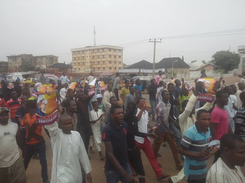 Photos: Free Sheikh Zakzaky Protest Held in Kaduna, Nigeria