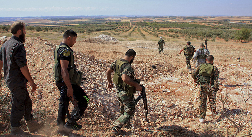 Fierce clashes erupt in Hama, Idlib as the Syrian forces target terrorists
