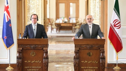 Pressekonferenz der Außenminister Irans und Neuseelands