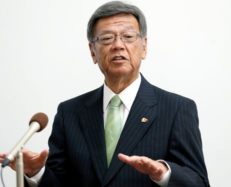 沖縄県の翁長知事が、米オバマ大統領の日本訪問中に,面会を要請