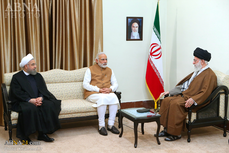 Pertemuan Rahbar dengan PM India