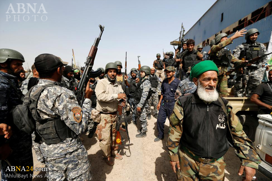 تقرير مصور/ قوات الحشد والجيش تواصل تقدمها في تحرير الفلوجة من داعش التكفيري
