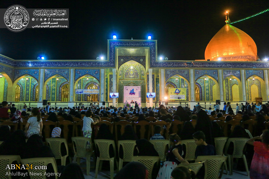 تقرير مصور/ مسجد الكوفة يحتضن احتفال ولادة الامام المهدي (عج)
