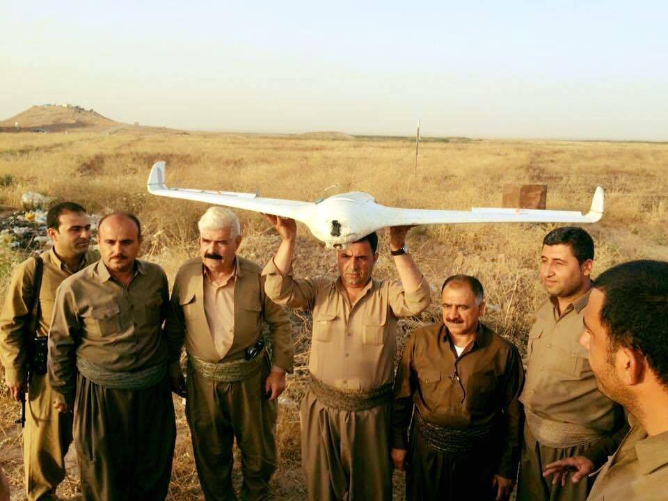 Kurdish Peshmerga Forces Shoot Down ISIS Drone in Kirkuk, Iraq / Pics