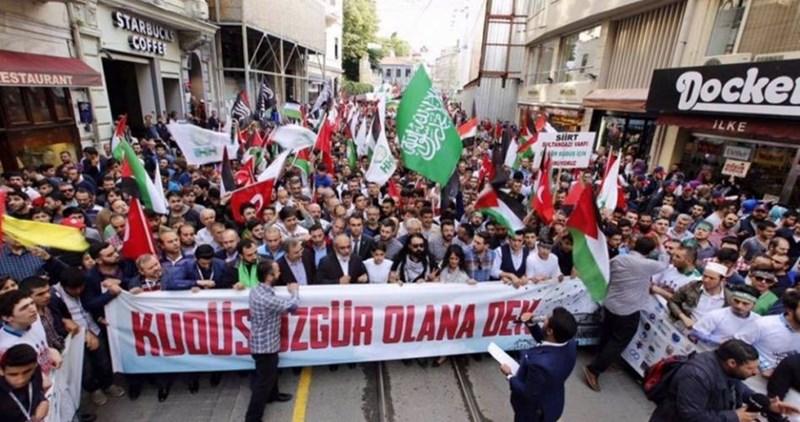 Marmara massacre commemorates by Turkish activists