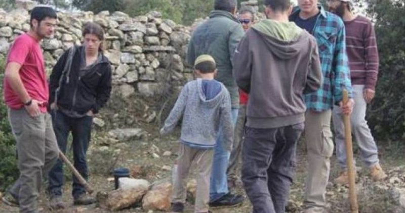Jewish extremist settlers damage Palestinian agricultural products in Bethlehem
