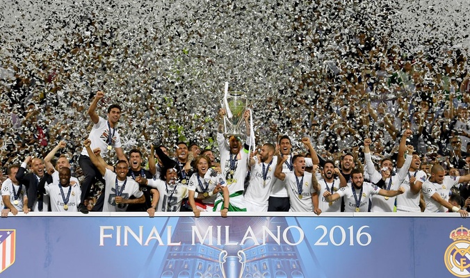 ريال مدريد يهدي لقب دوري ابطال اوربا الى شهداء مقهى بلد