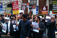 Demonstration in England gegen die Ermordung der Schiiten in Pakistan