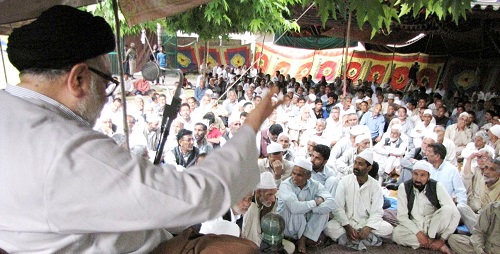 کشمیر؛ مغل مارکہ جڈی بل میں انجمن شرعی کے اہتمام سے سالانہ مجلس حسینیؑ کا انعقاد