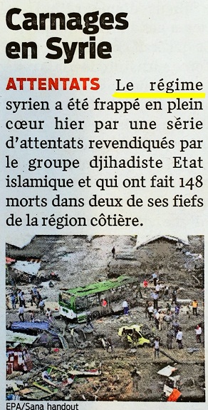 Syrie: la désinformation est entrée dans l’ADN des médias occidentaux    