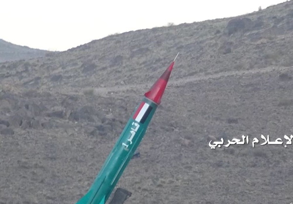 اطلاق صاورخ باليستي على نجران ردا على استمرار العدوان في خرق الهدنة
