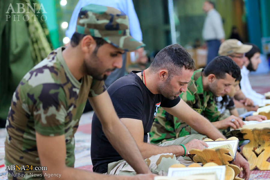 تقرير مصور/ العتبة العسكرية المقدسة تقيم محفلا قرآنيا