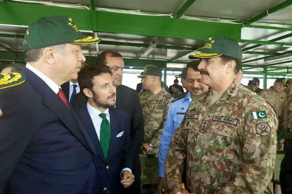 راحیل شریف کی اردوغان سے ملاقات