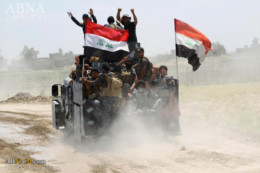القوات العراقية ترفع العلم على جسر الصقلاوية وتقتل 3 من قادة داعش