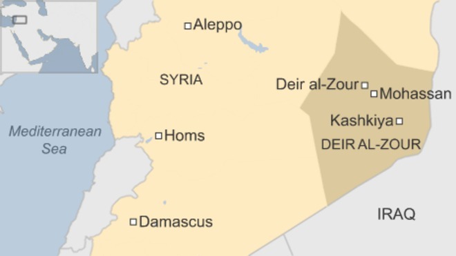 ISIS positions in Deir Ezzor destroyed by Syrian powerful series of airstrikes