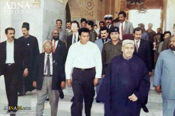 Fotos: Muhammad Ali 1990 im Schrein von Imam Hussein (a.s.) 