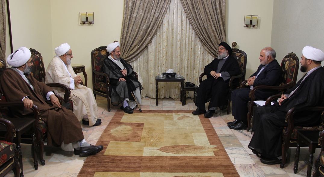 Hezbollah leader 'Sayyed Nasrallah' receives religious delegation from Iran’s Qom