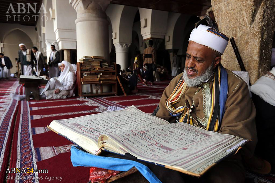 تقرير مصور/ مساجد باليمن تكتظ بقراء القرآن الكريم في شهر رمضان المبارك رغم العدوان السعودي