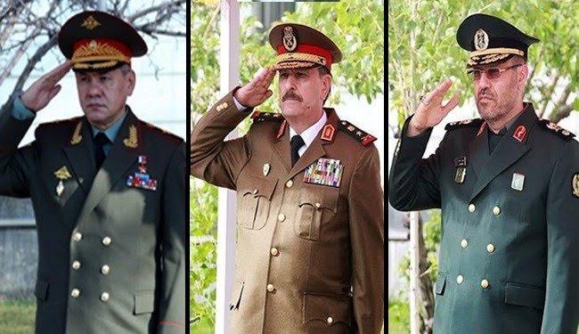 ایران، روس اور شام کے وزرائے دفاع کا اجلاس