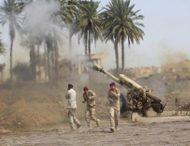 Iraqi Army artillery shelling in north of Ramadi, 10 ISIS killed, injured