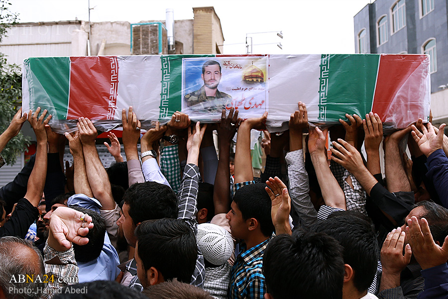 تصویری رپورٹ: مدافع حرم شہید مہدی طہماسبی کی تشییع جنازہ