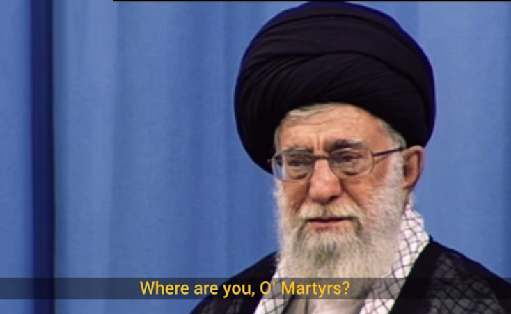 Video: Ayatollah Khamenei sheds tears upon hearing a chorus singing for Mina martyrs
